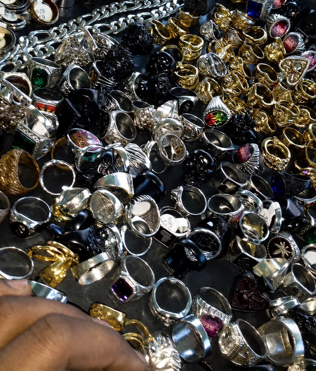 Traditional rings and charms